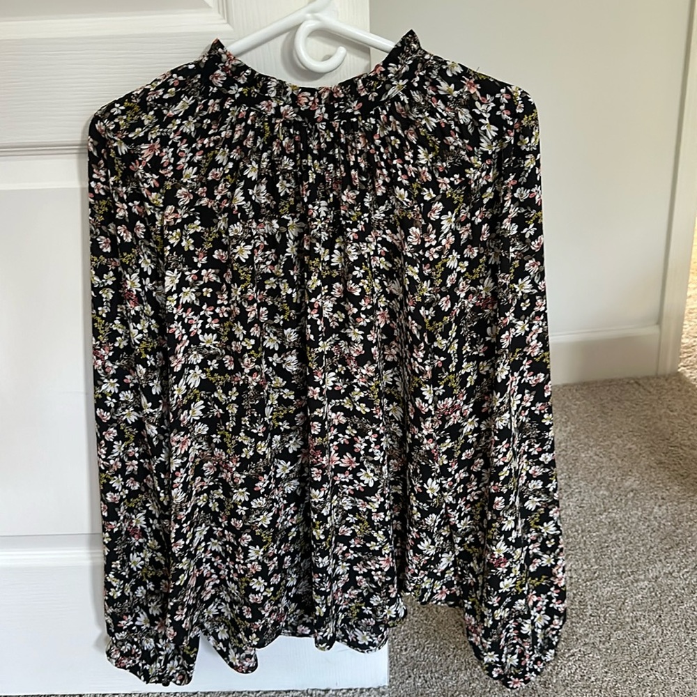 Floral loft blouse